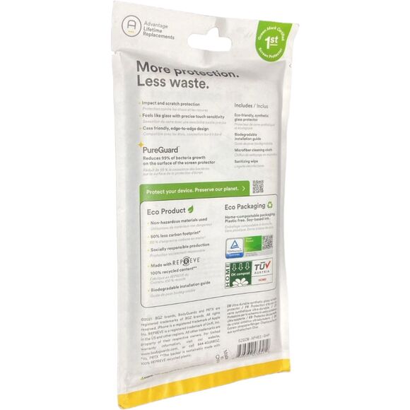 iPhone 13 14 Pro Screen Protector BodyGuardz PRTX Clear Shatterproof Film - Picture 4 of 4